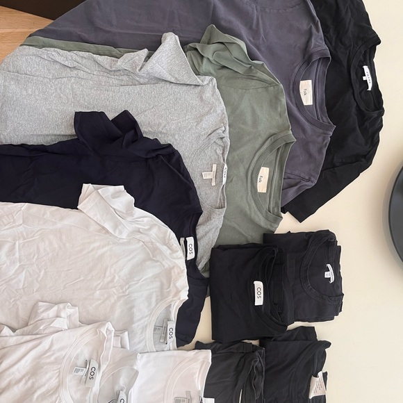 Men’s T-Shirt Bundle - Folk and COS - Assorted Colors - Picture 2 of 3